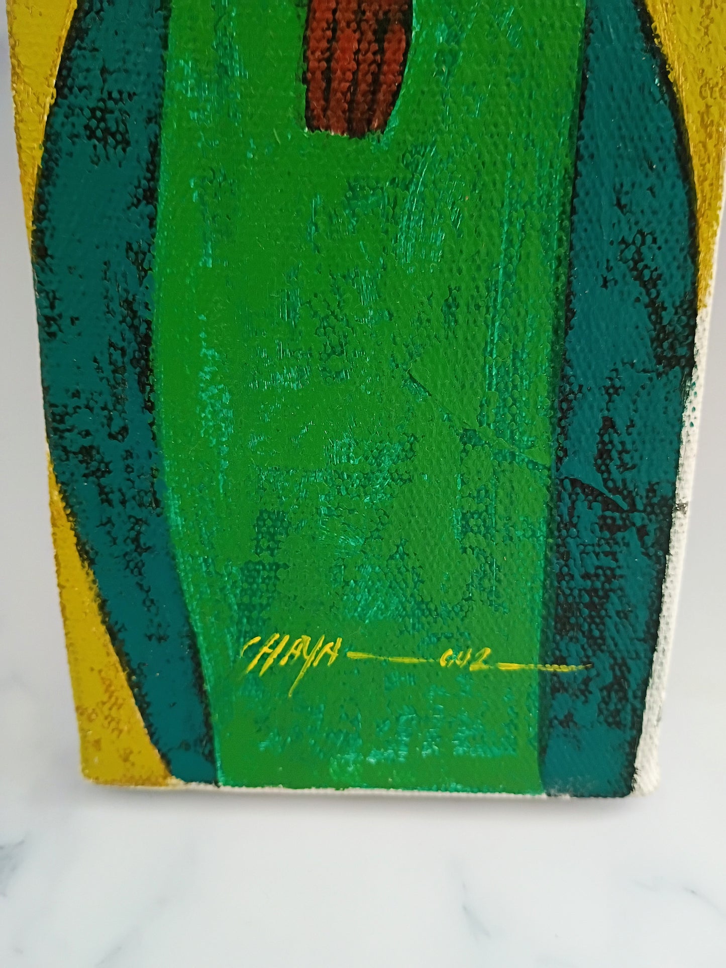 Woman Holding a Jug Acrylic Painting