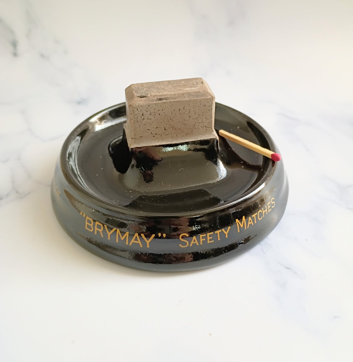 Antique English Bryant & May's Match Striker Holder