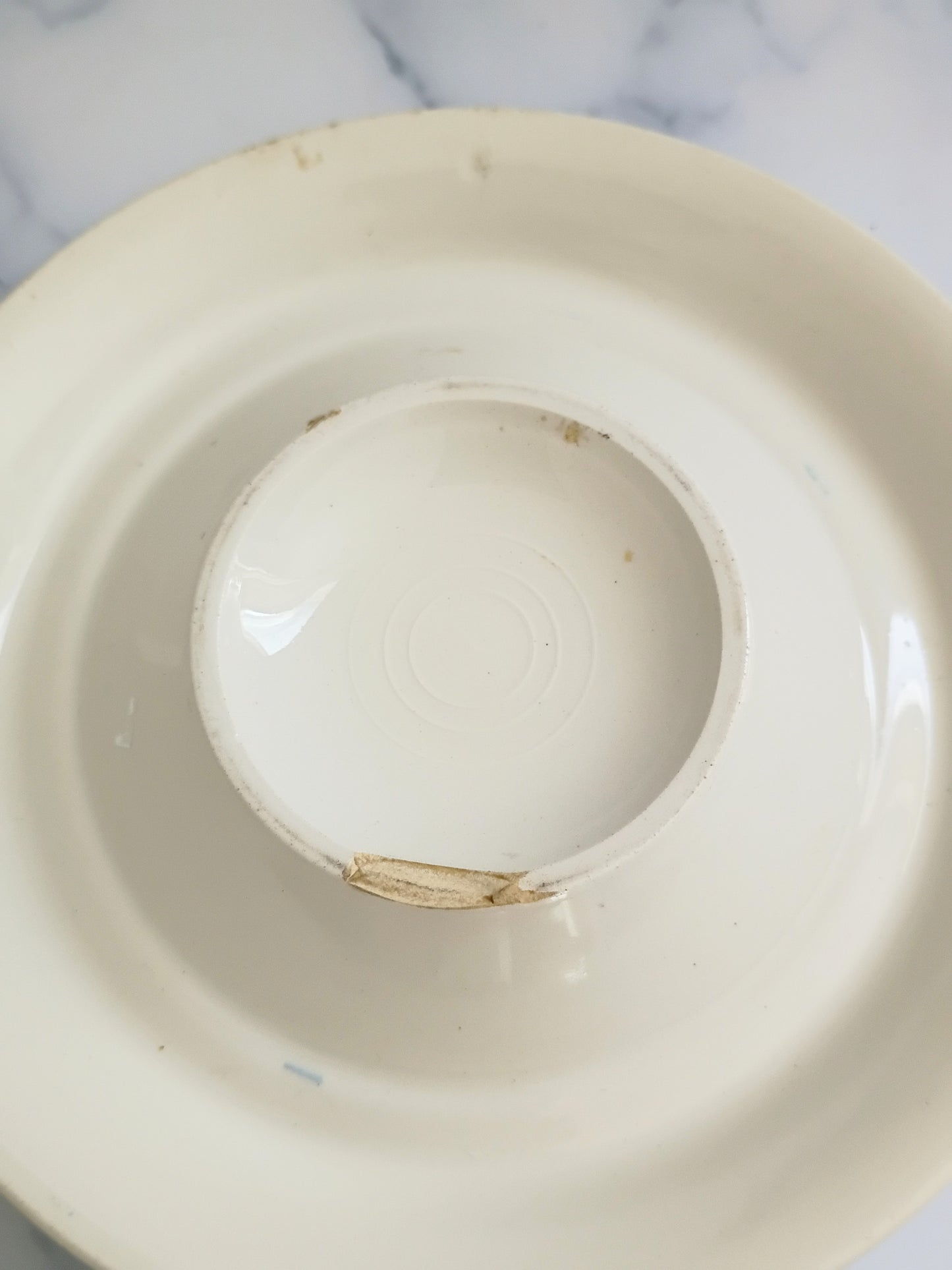 Vintage Blue Skål Ashtray