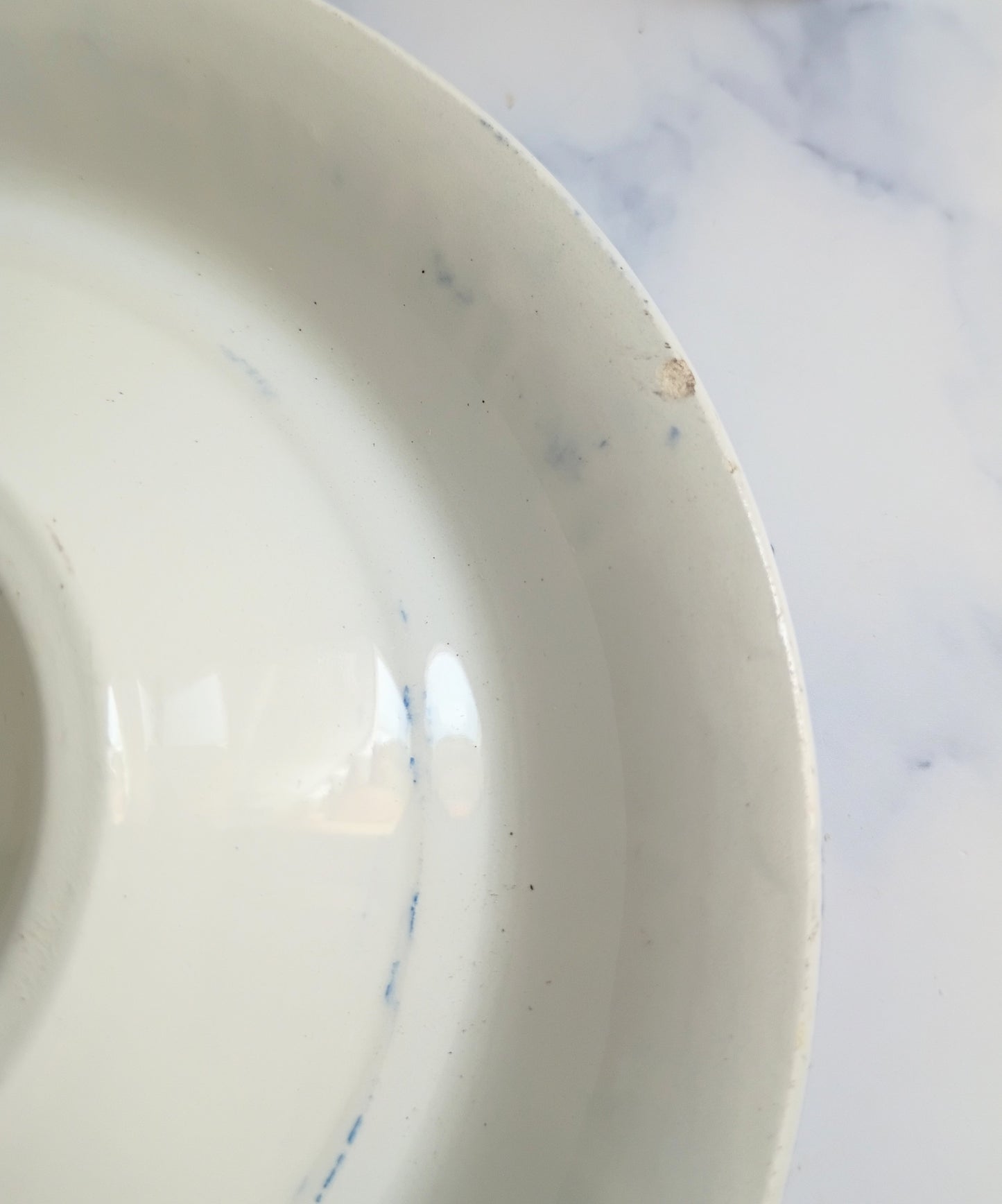 Vintage French Blue Vichy Etat Ashtray