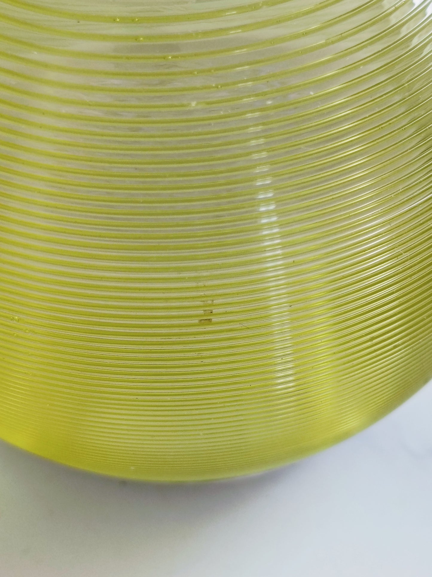 Antique 1926 English Citrine Green Glass Match Striker