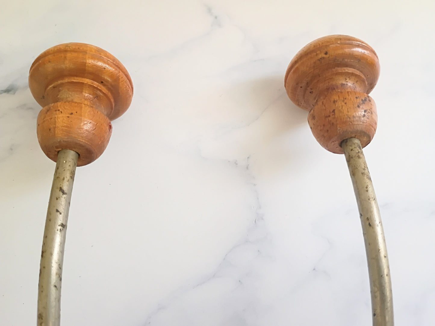3 Vintage French Bistro Coat Hooks- N°10