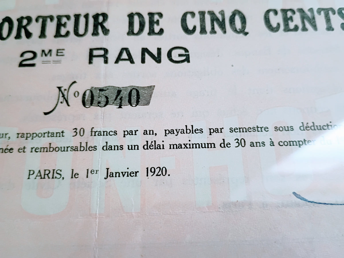 1920 Paris Carlton Hotel Bond Print