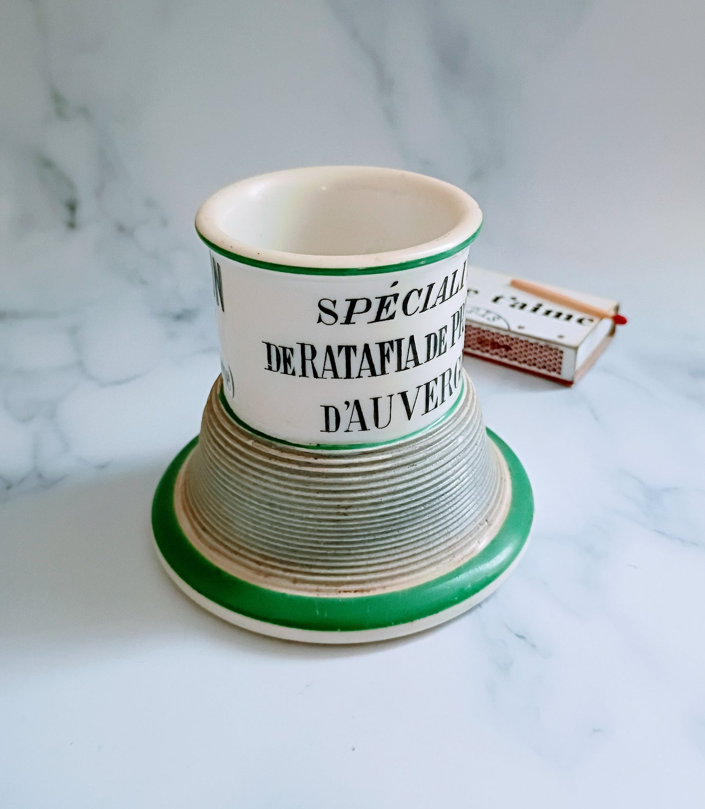 Vintage French Green Baptiste Chardon Advertising Match Striker