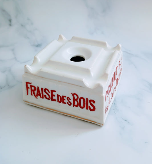 Antique French Bistro Quinquina Advertising Inkwell