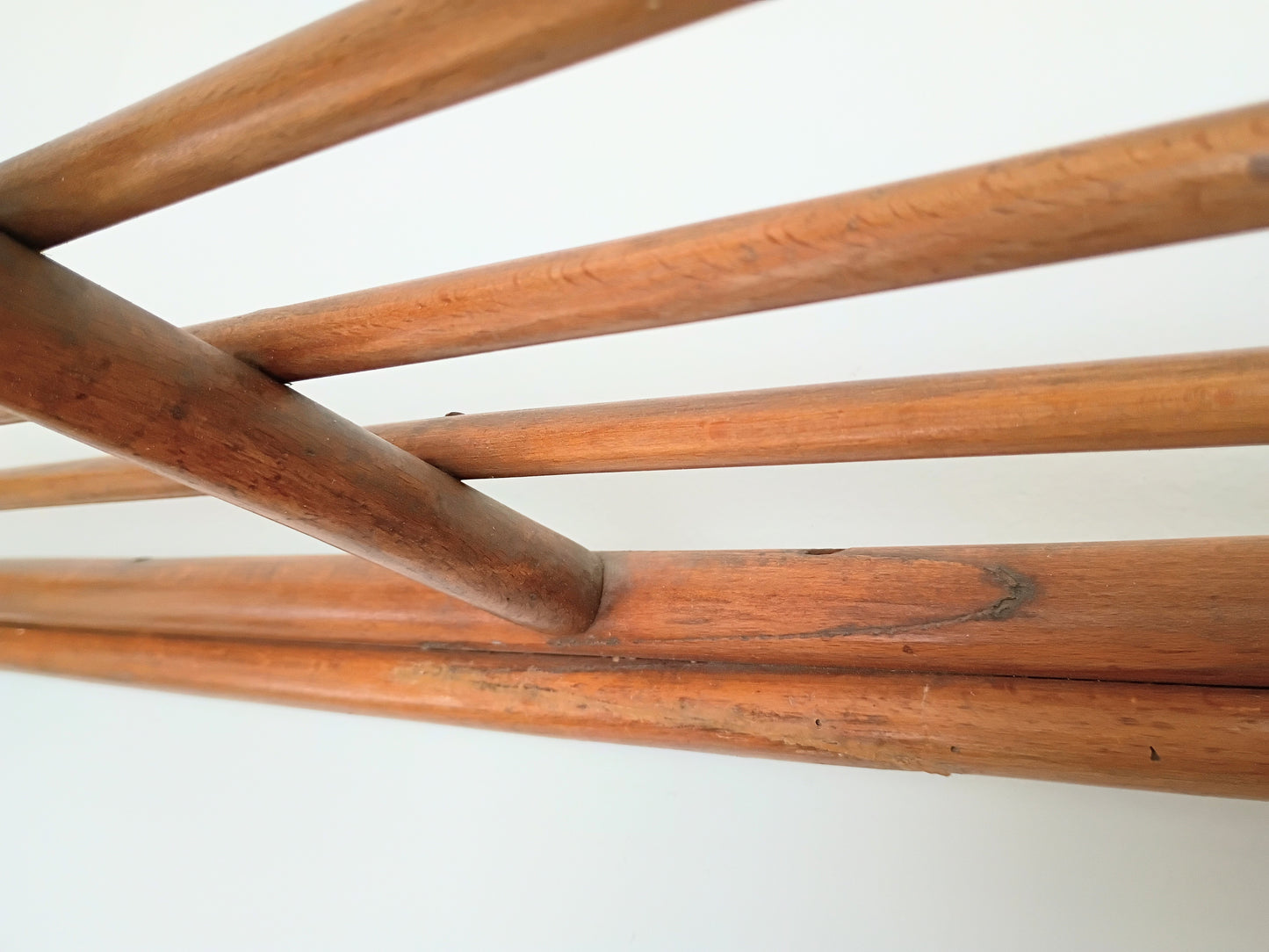 Antique Thonet Bentwood 7 Hook Coat Rack