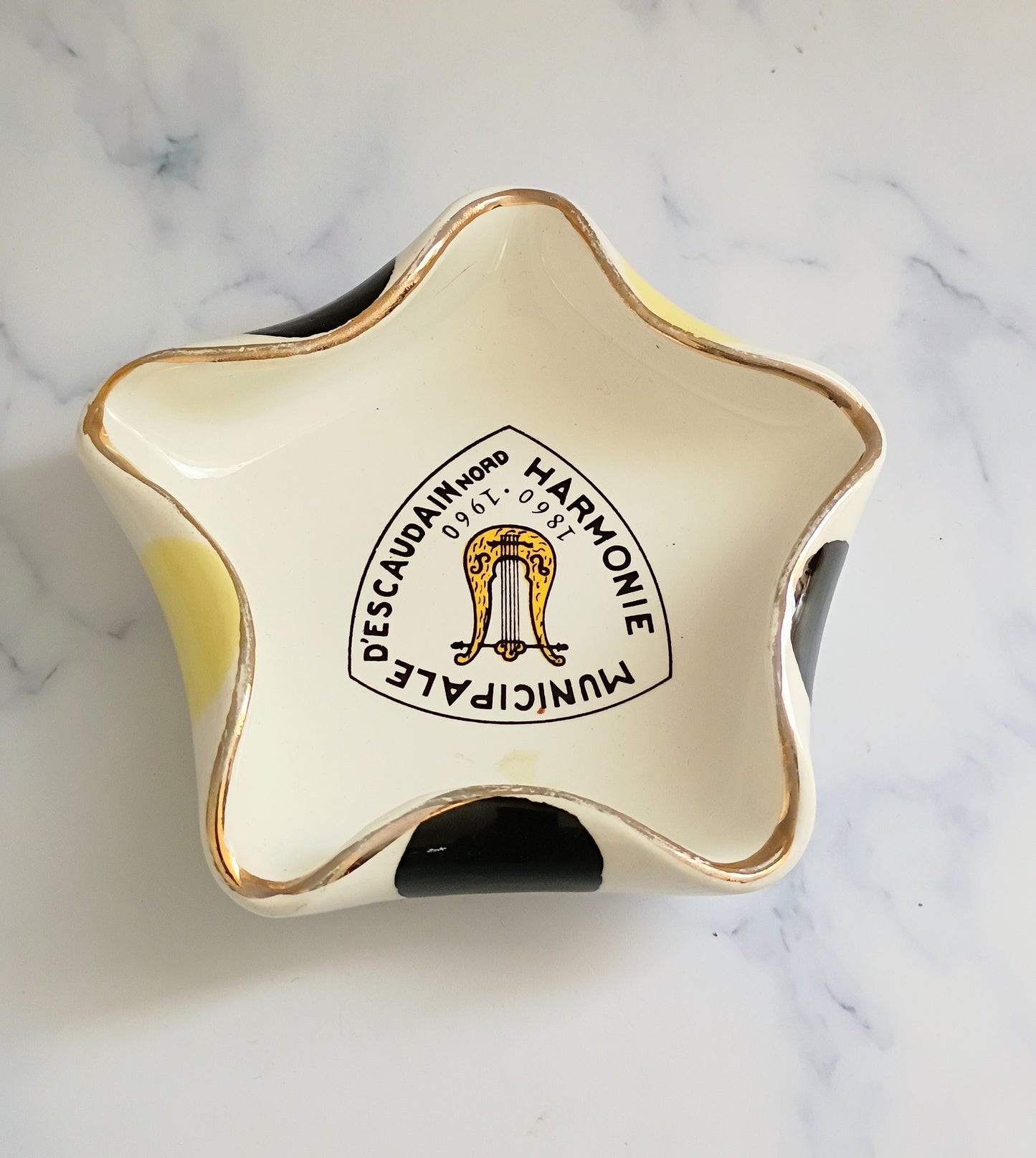 Vintage French Star Shape Ashtray
