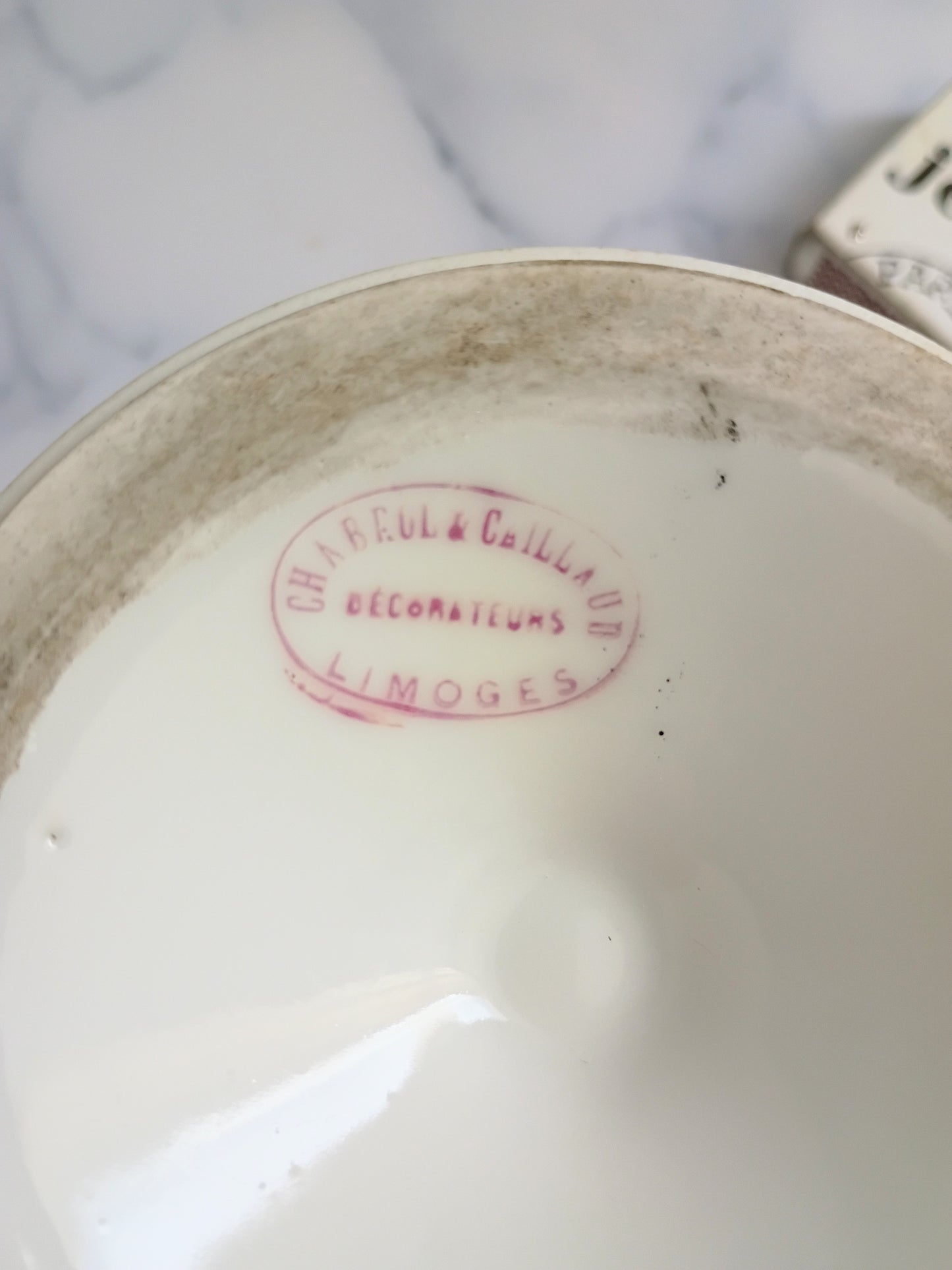 Vintage French Pink Moussours & Delignac Advertising Match Striker