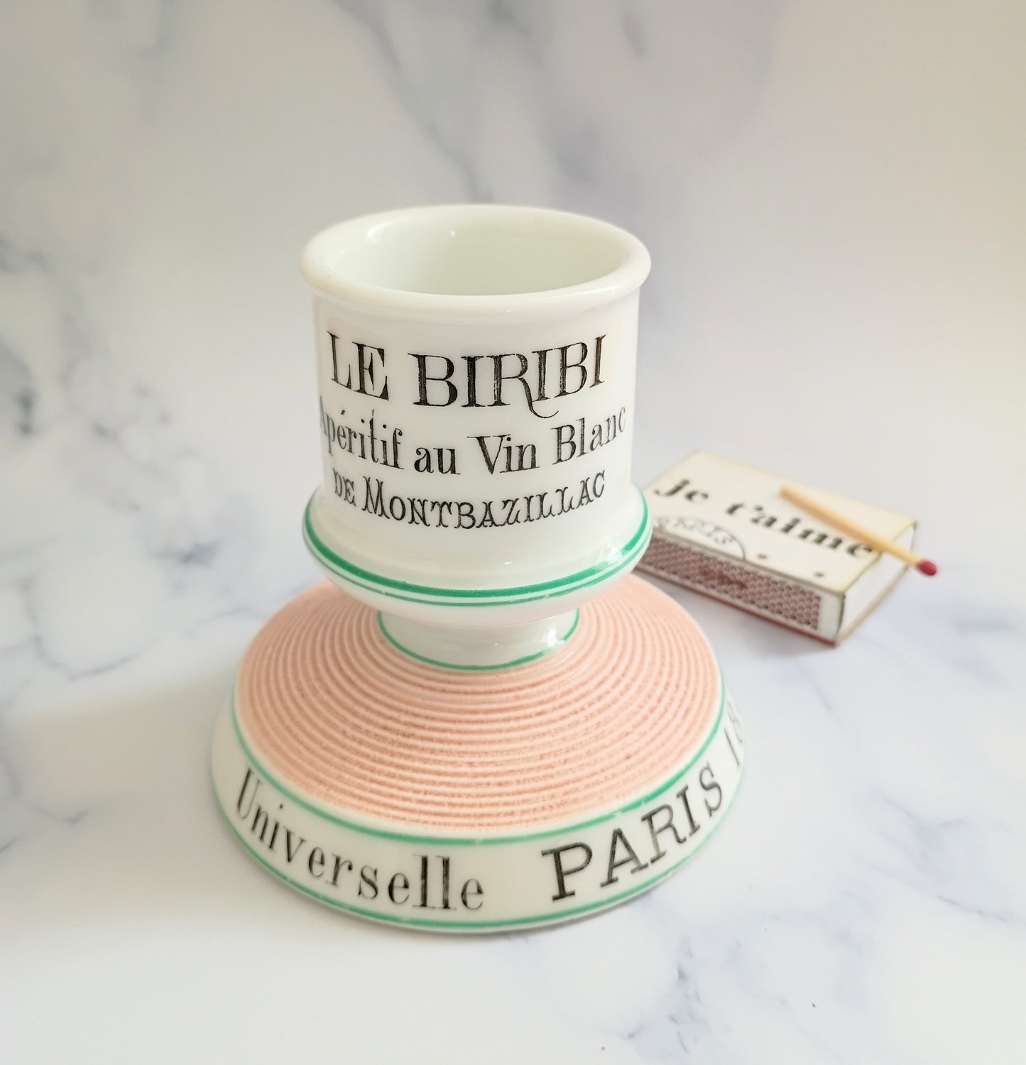 Vintage French Paris Pink Le Coursier Advertising Match Striker