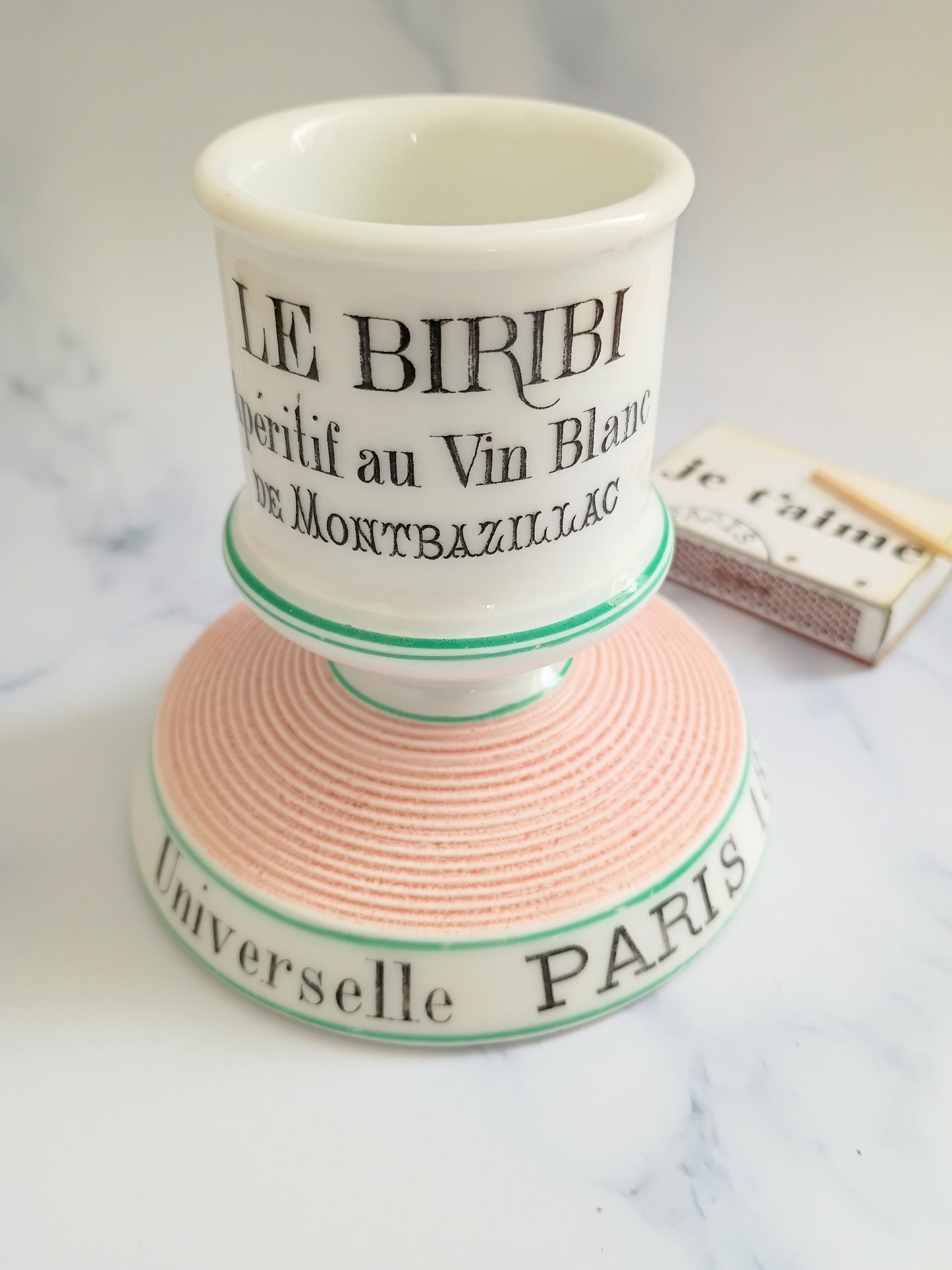 Vintage French Paris Pink Le Coursier Advertising Match Striker