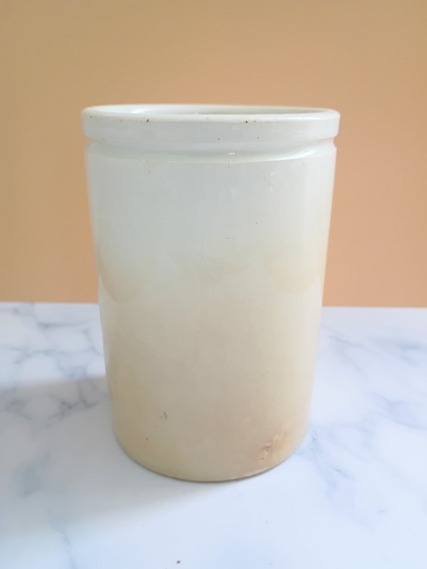Antique French Robardelle Jam Ironstone Jar
