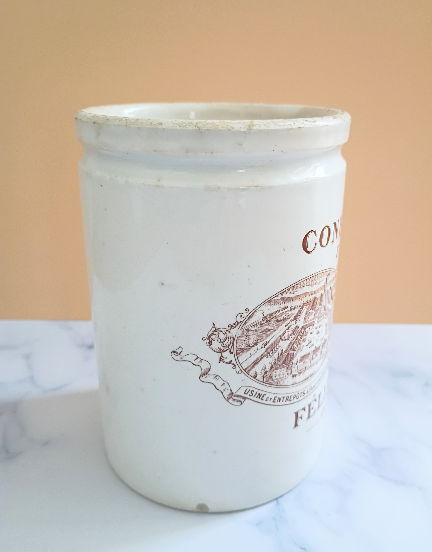 Antique French Confiture Jar – Fabrique de Confitures Medaille d'Or