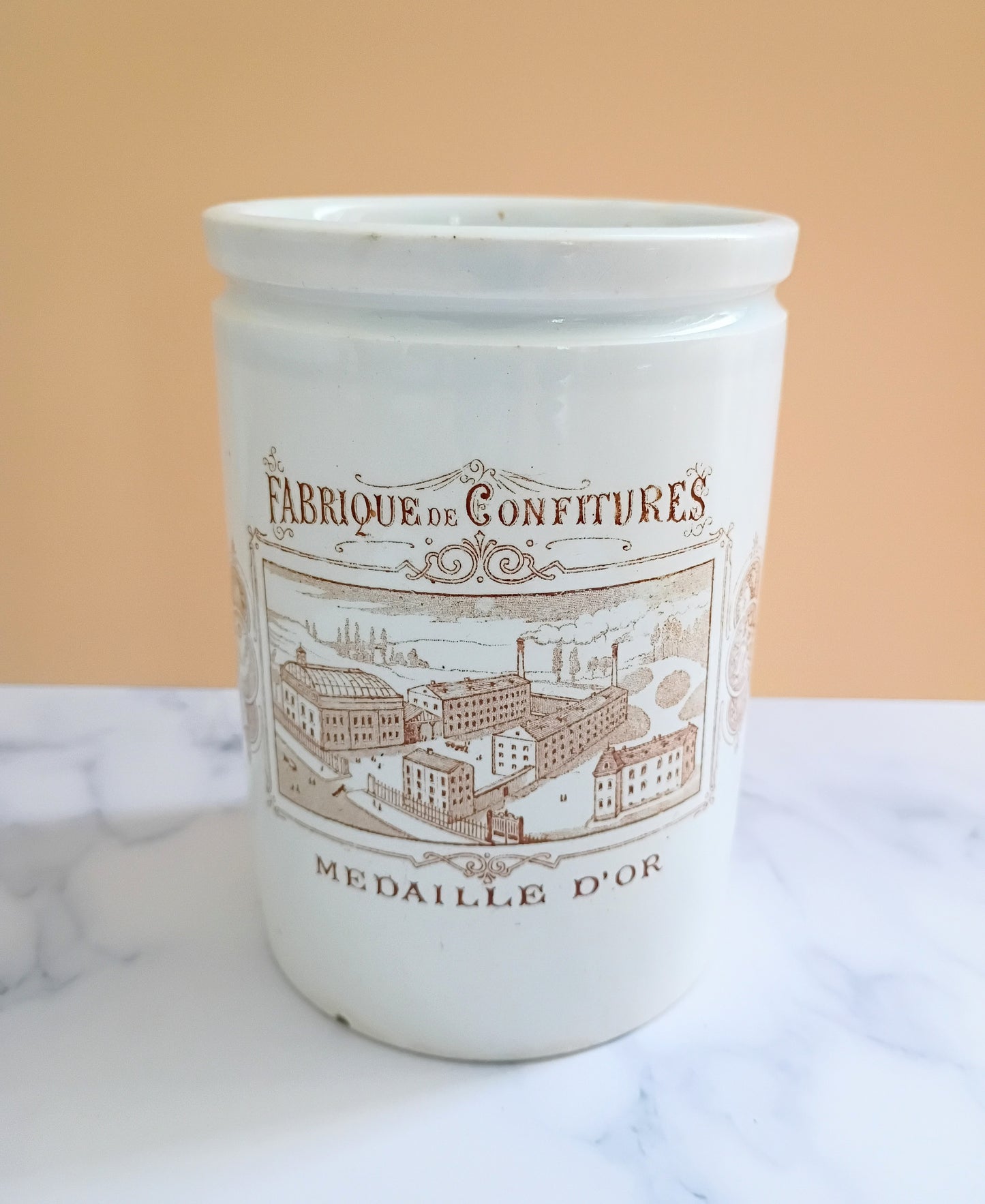 Antique French Confiture Jar – Fabrique de Confitures Medaille d'Or
