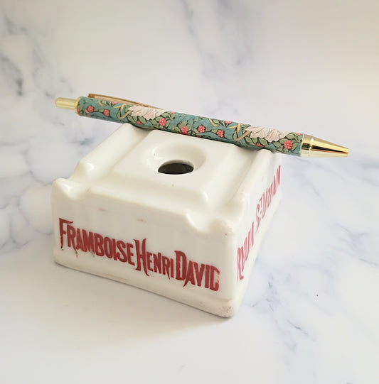 Antique French Bistro Framboise Advertising Inkwell