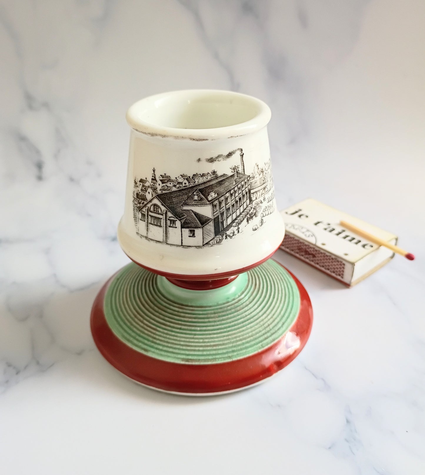 Vintage French Red & Green Digestif Lafon Advertising Match Striker