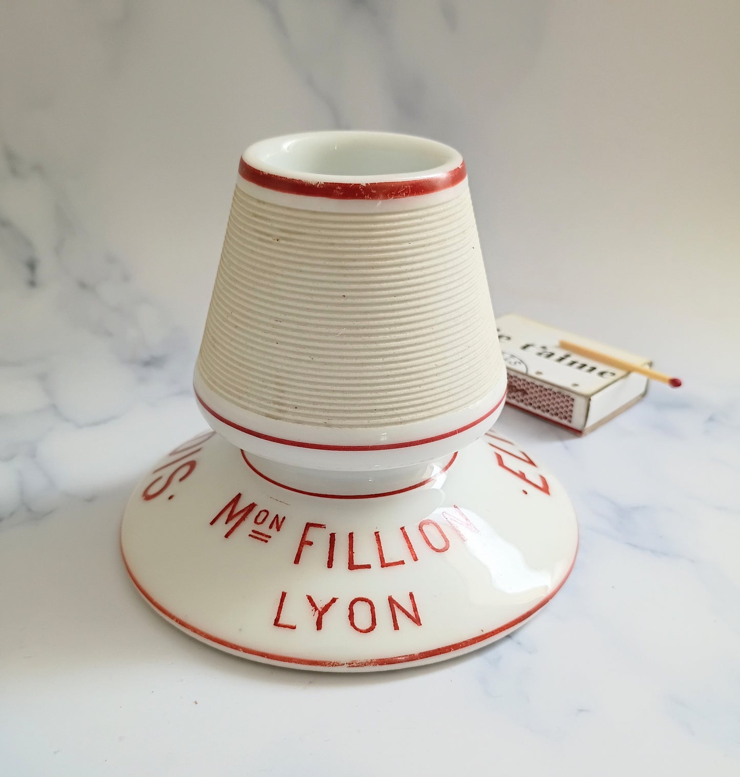 Vintage French Elixir Gaulois Lyon Advertising Match Striker