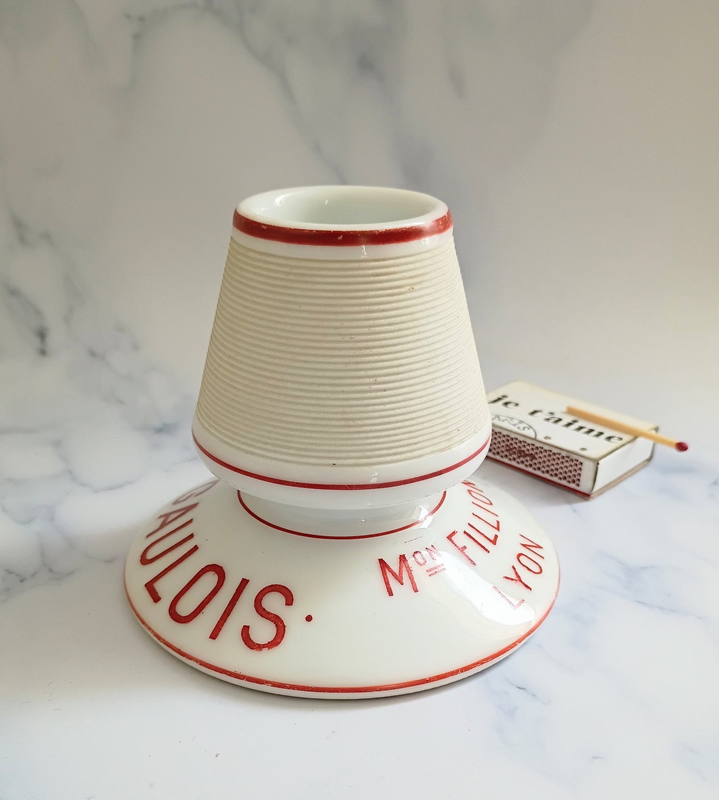 Vintage French Elixir Gaulois Lyon Advertising Match Striker