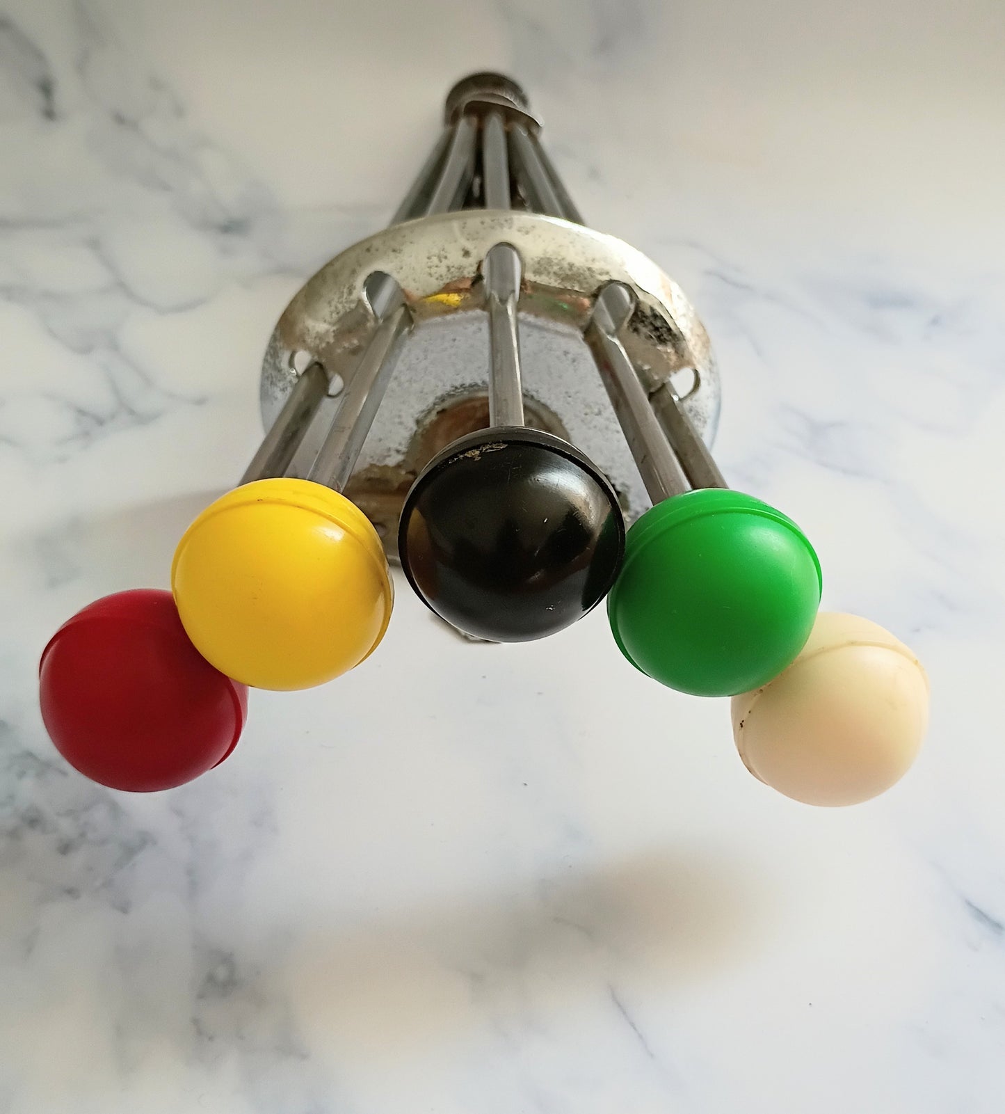 Vintage French Serjac Mid-Century Modern Hat & Towel Rack