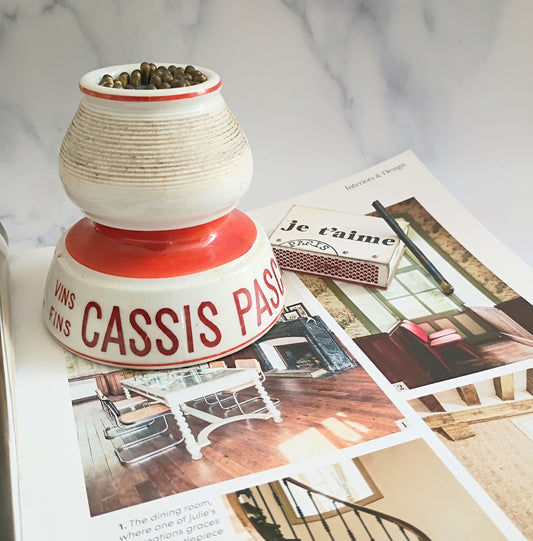 Vintage French Red Cassis Pascal Advertising Match Striker