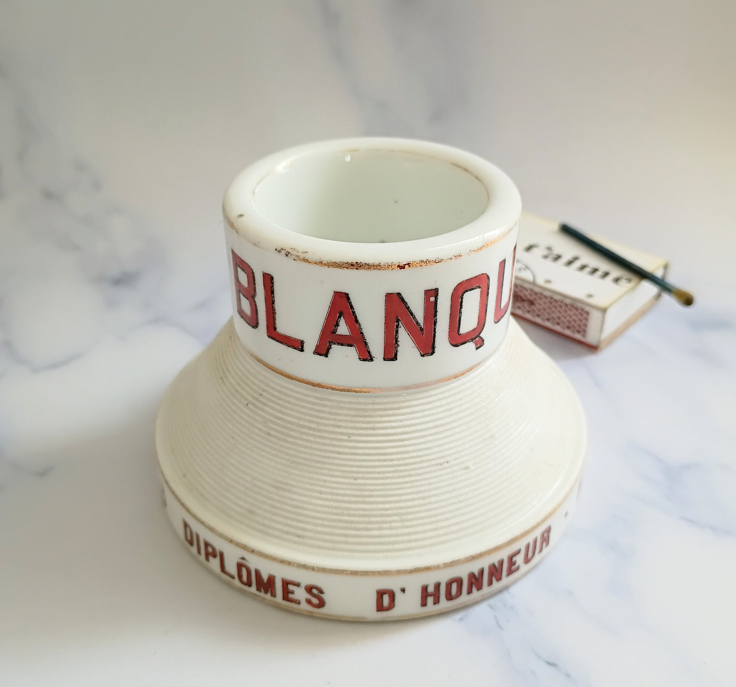 Vintage French Red Amara Nice Advertising Match Striker