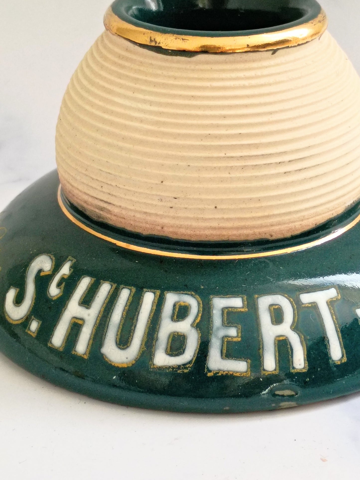 French Vintage Forest Green Hubert Quinquina Match Striker