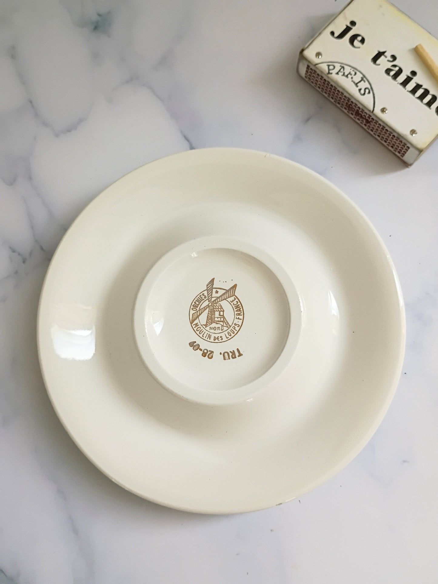 Vintage French Blue Campari Ashtray