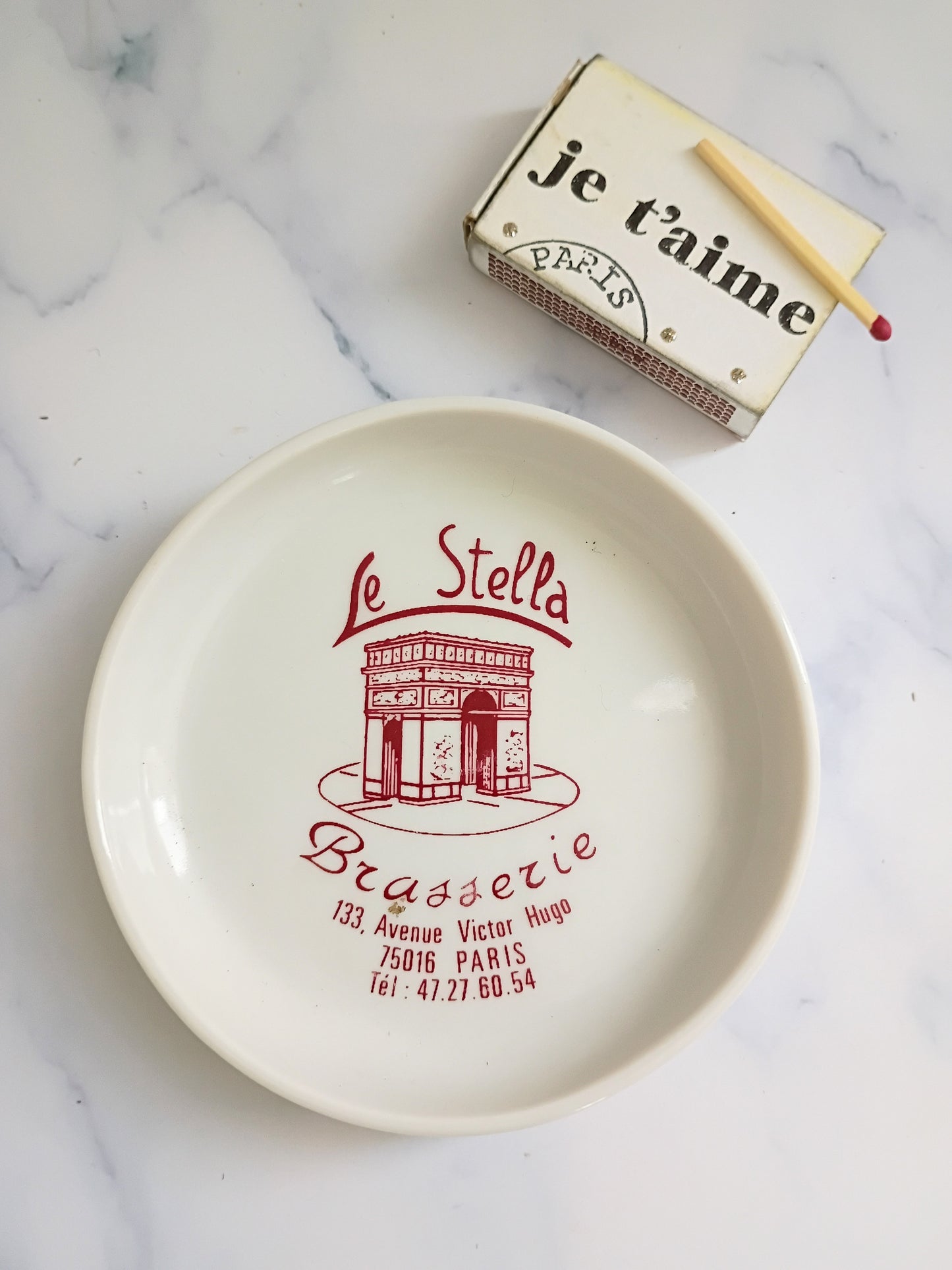 Vintage French Brasserie Arc de Triomphe Ashtray
