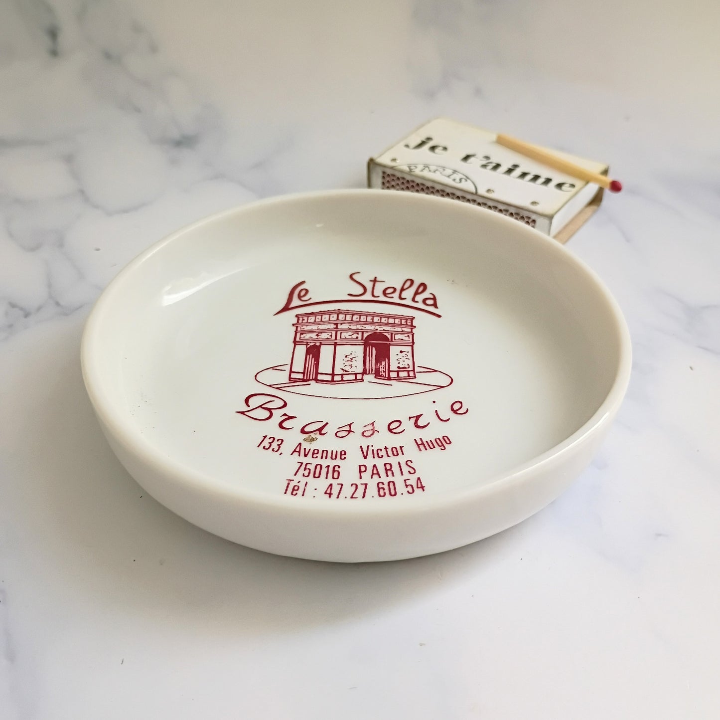 Vintage French Brasserie Arc de Triomphe Ashtray
