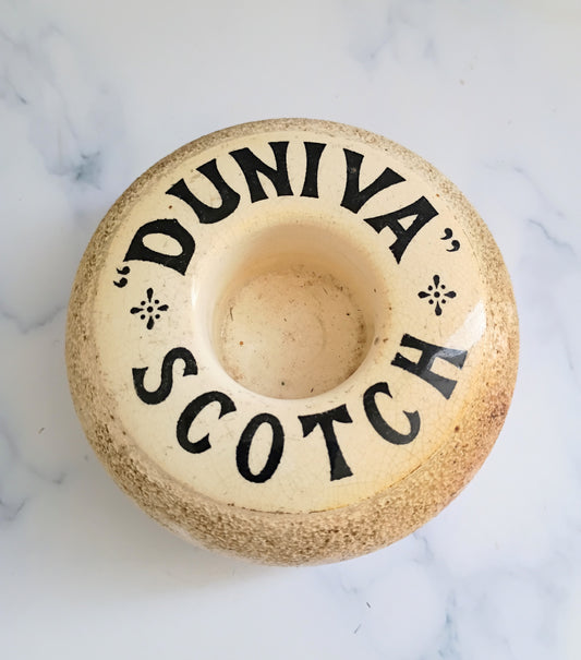 Antique English Pub Duniva Scotch Advertising Match Striker