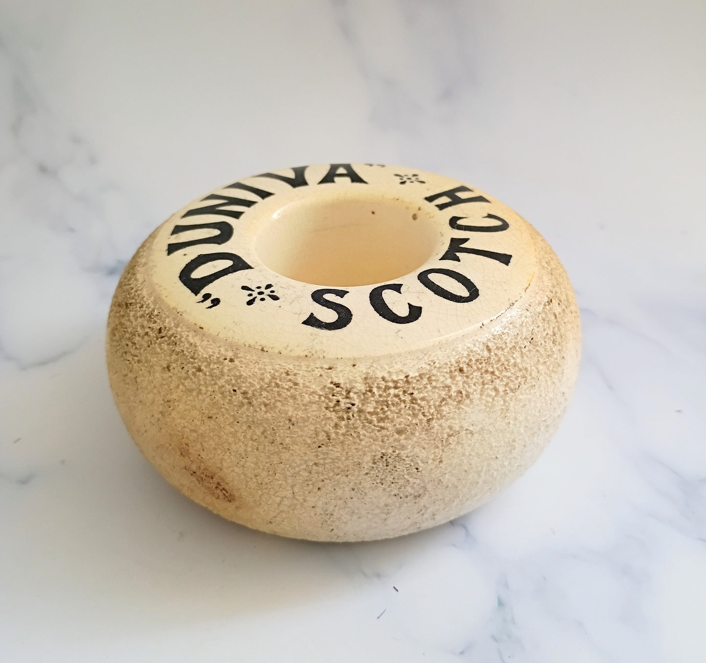 Antique English Pub Duniva Scotch Advertising Match Striker