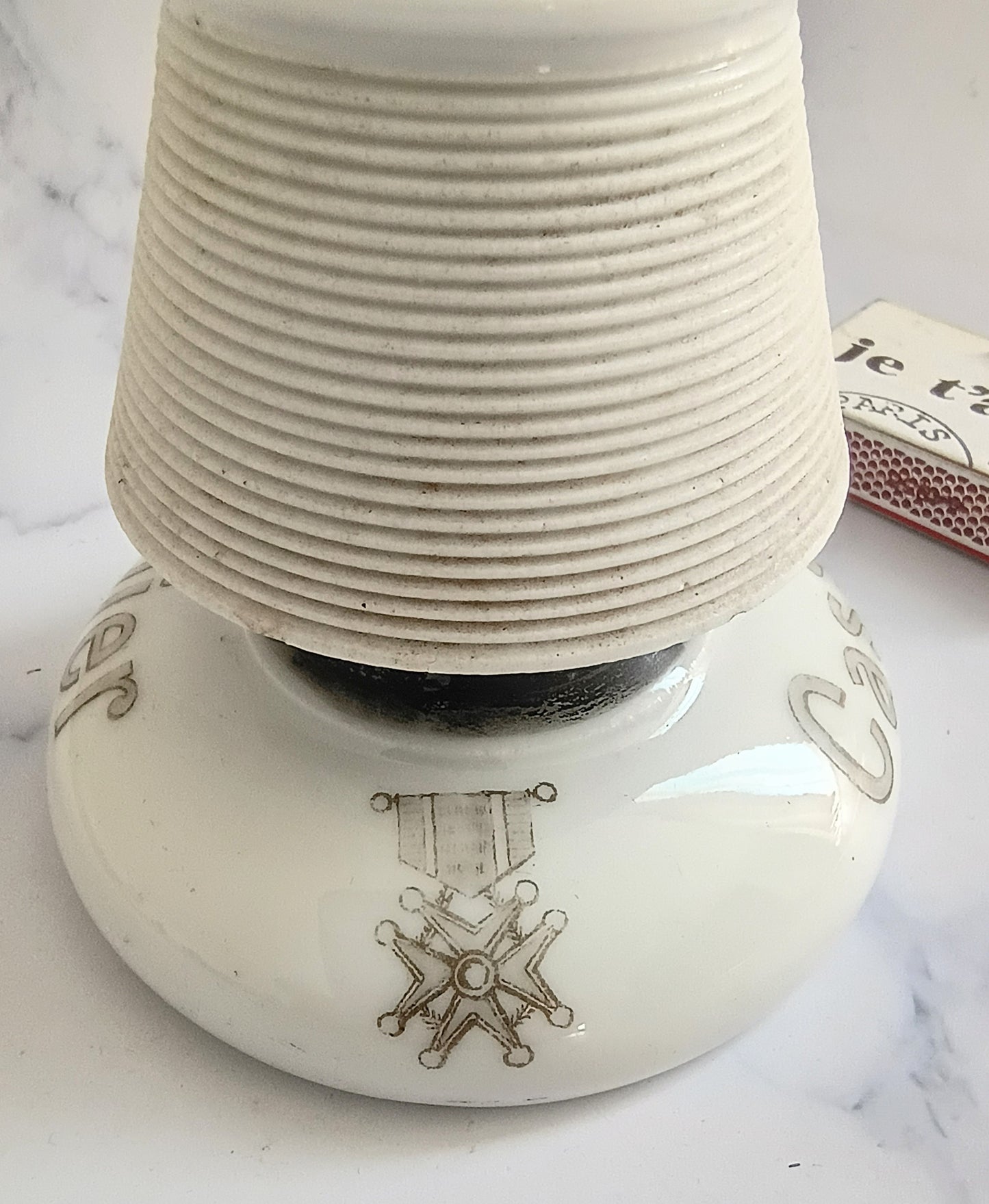 Vintage French Black Cassis Mugnier Advertising Match Striker
