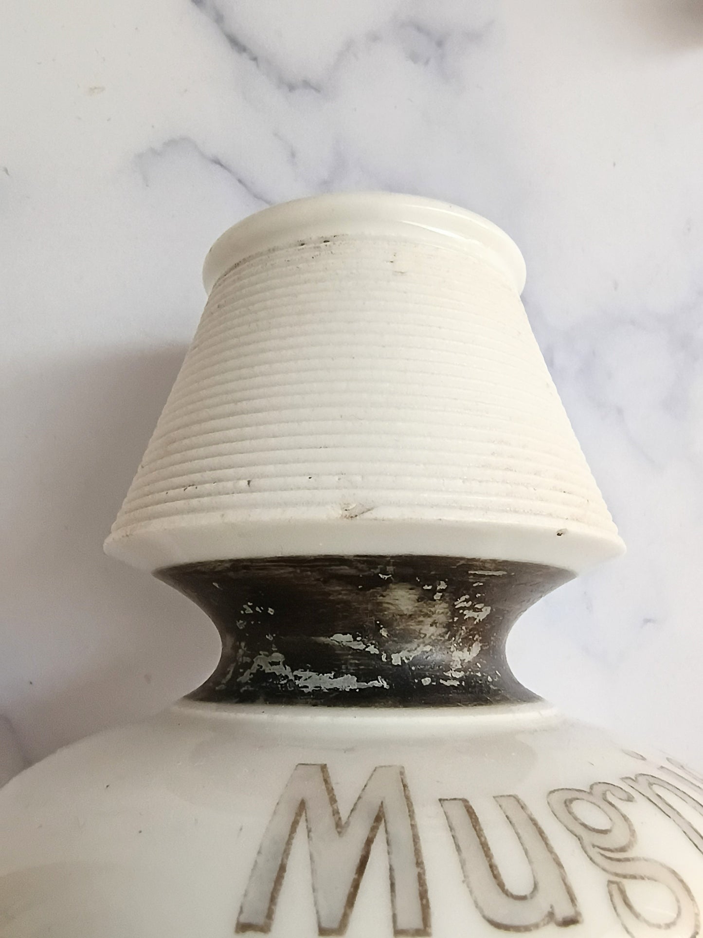 Vintage French Black Cassis Mugnier Advertising Match Striker