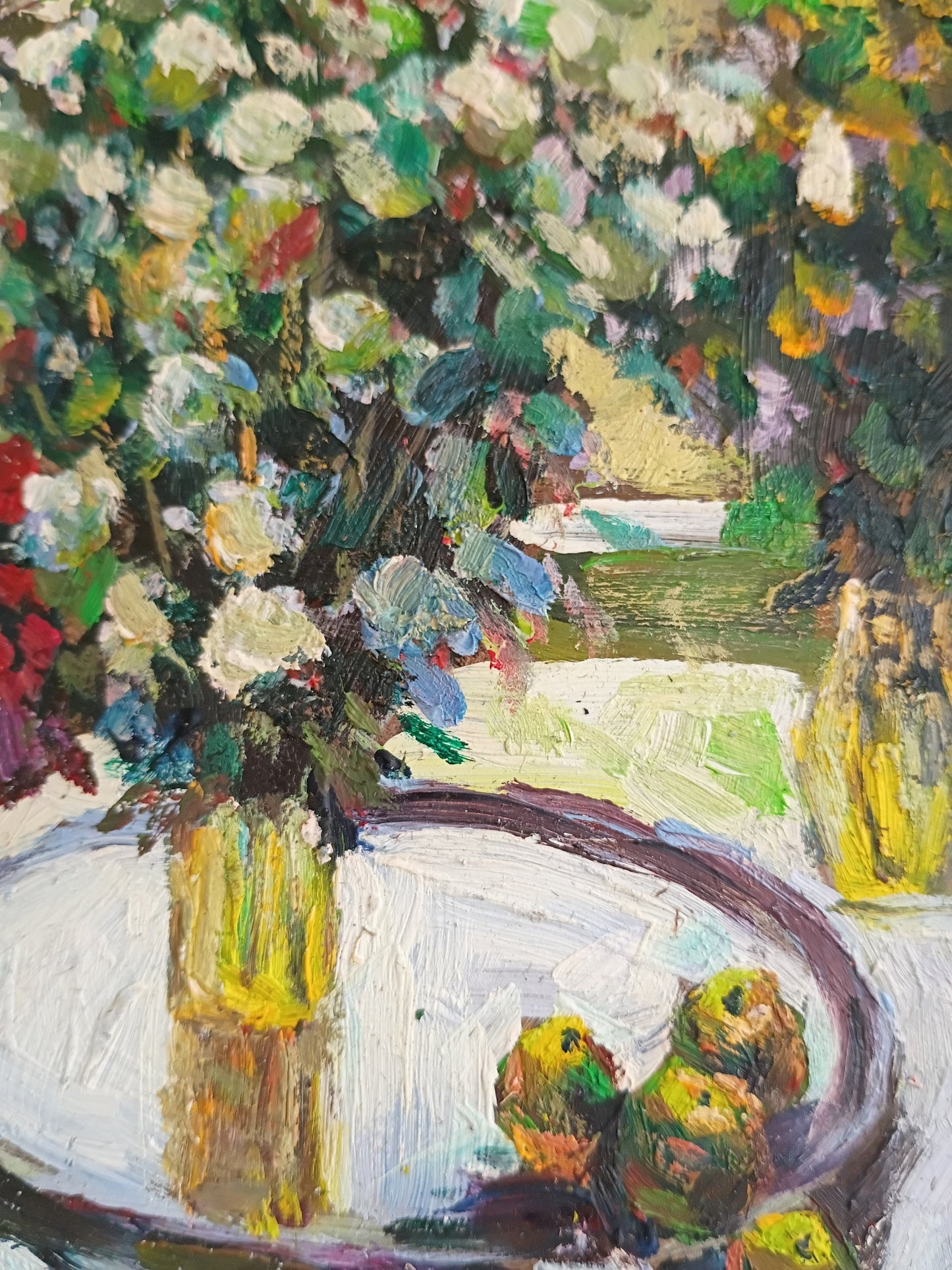 French Vintage Bouquet Floral Still Life Painting