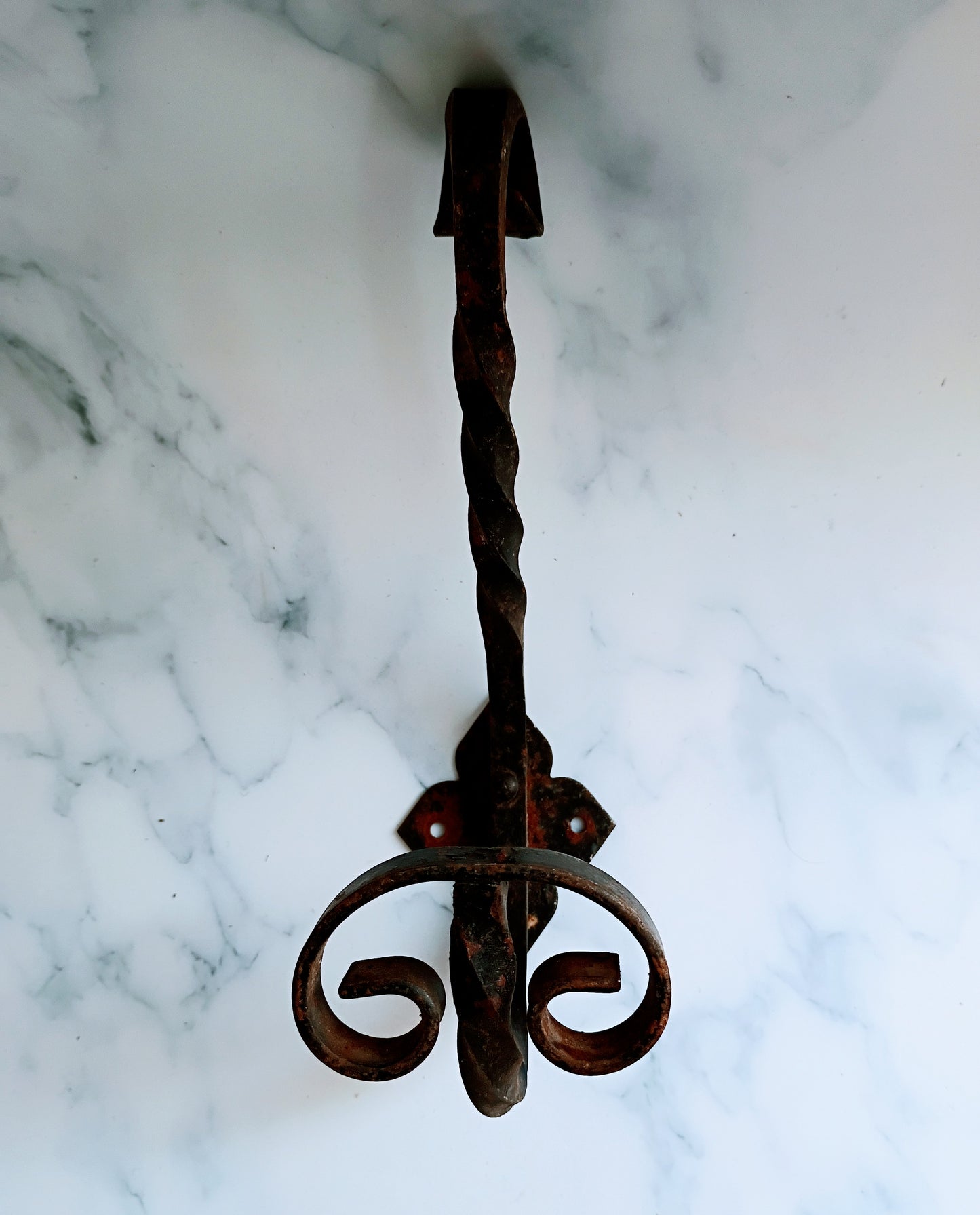 Antique French Cast Iron Coat Hook