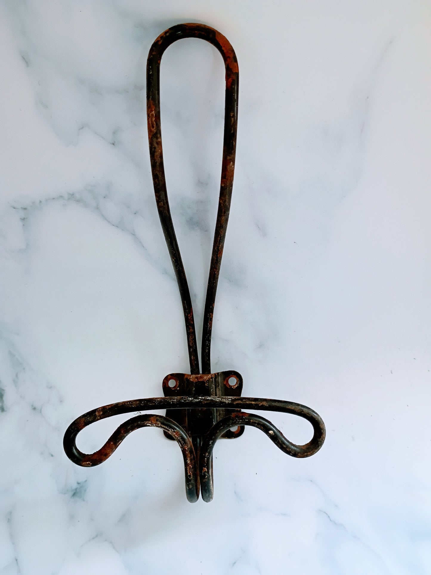 Antique French Cast Iron Coat Hook