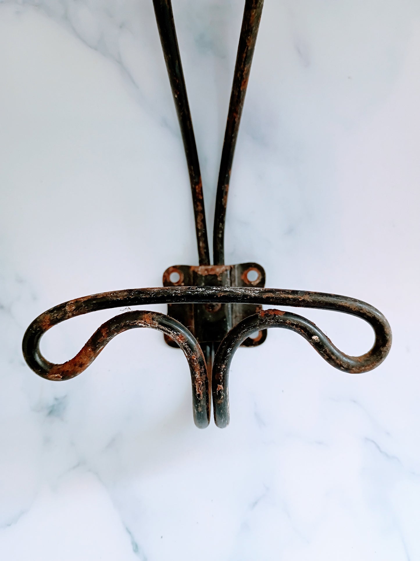 Antique French Cast Iron Coat Hook