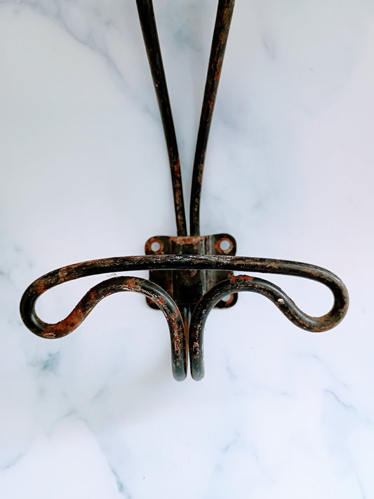 Antique French Cast Iron Coat Hook