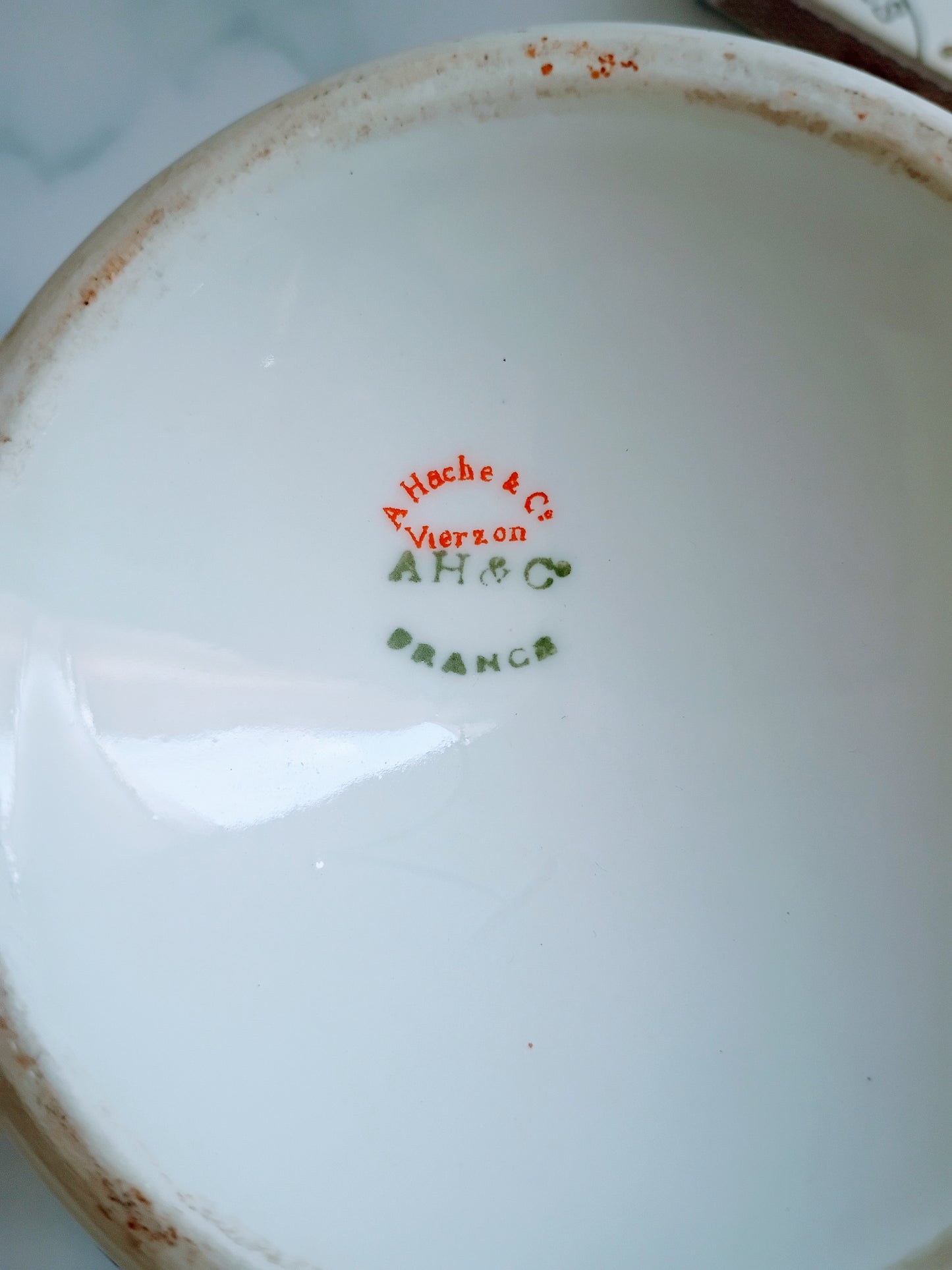 Antique French Pink Prunelle Advertising Match Striker
