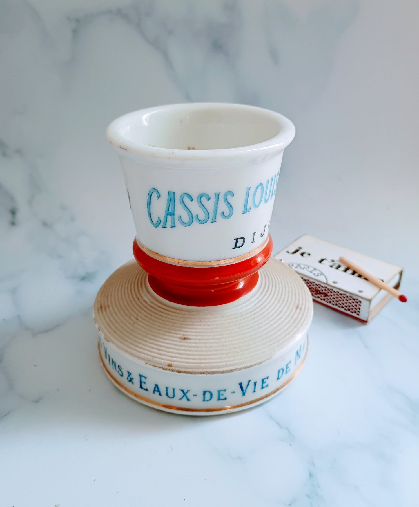 Vintage French Red Cassis Louis Regnier Dijon Advertising Match Striker