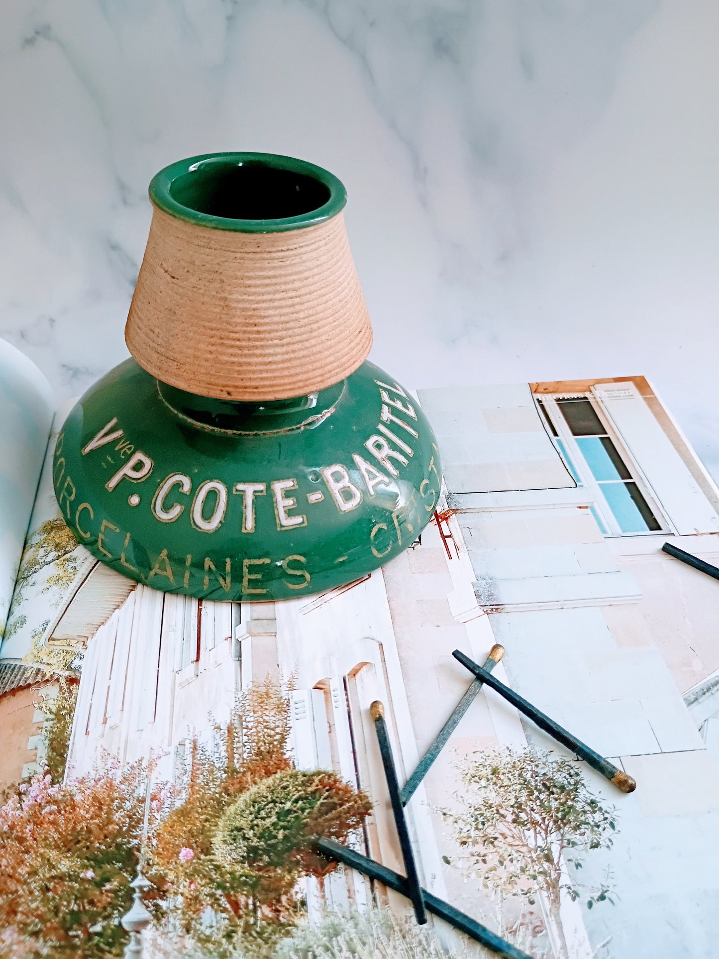 Vintage French Cote-Baritel Lyon Advertising Match Striker