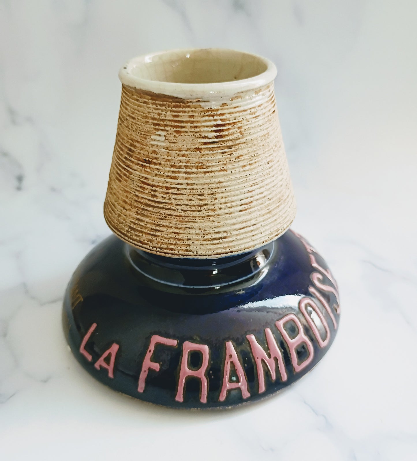 French Vintage Cobalt Blue La Framboisette Match Striker