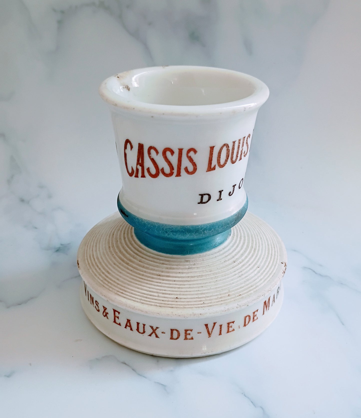 Vintage French Blue Cassis Louis Regnier Dijon Advertising Match Striker