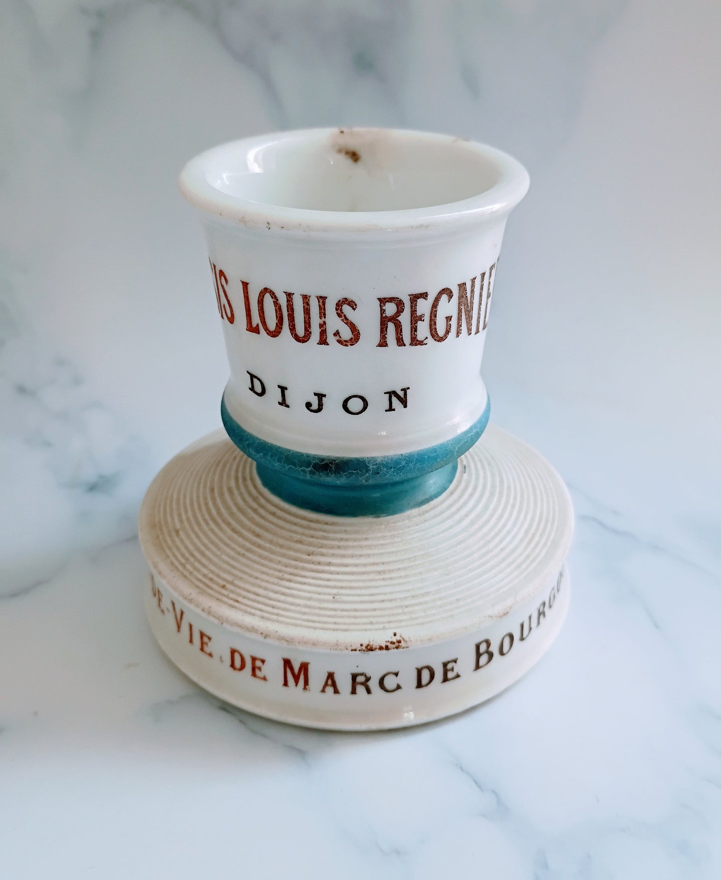Vintage French Blue Cassis Louis Regnier Dijon Advertising Match Striker