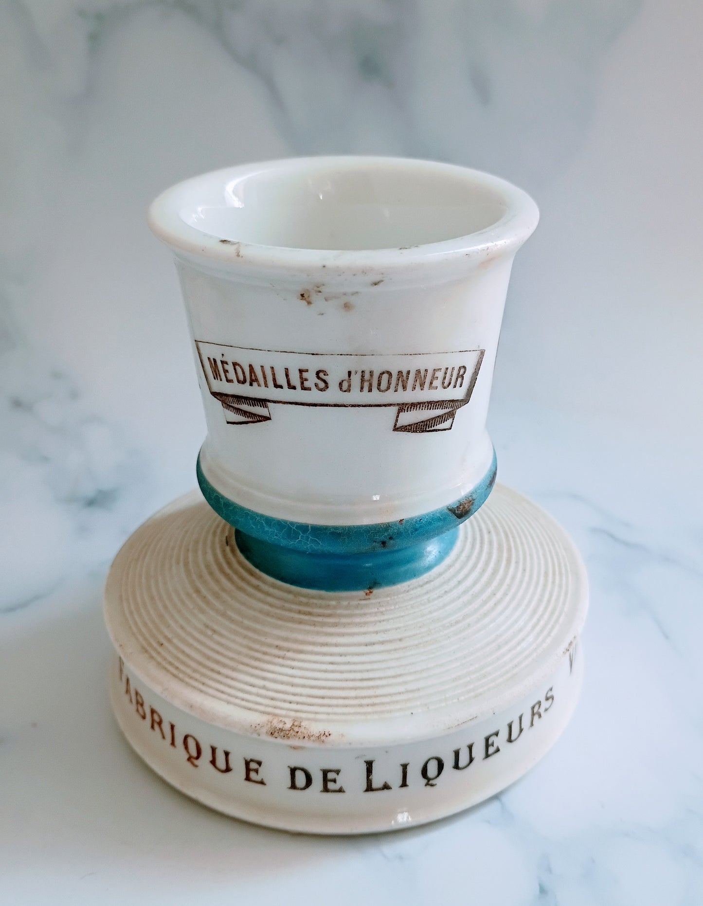Vintage French Blue Cassis Louis Regnier Dijon Advertising Match Striker