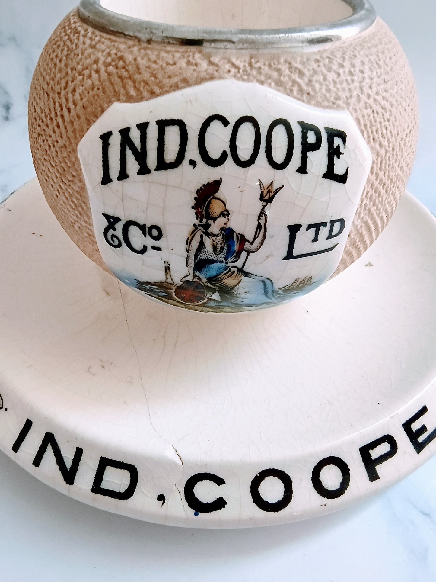 Antique English Pub Inde. Coope & Co Brewers Match Striker