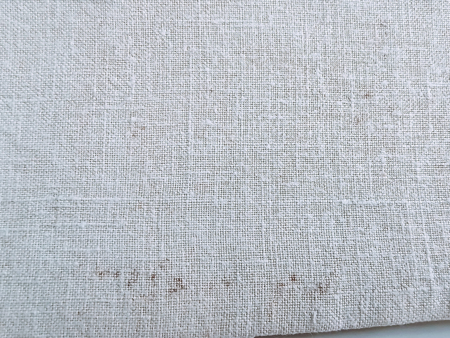 Vintage French Linen Kitchen Towel with Monogram "RM"