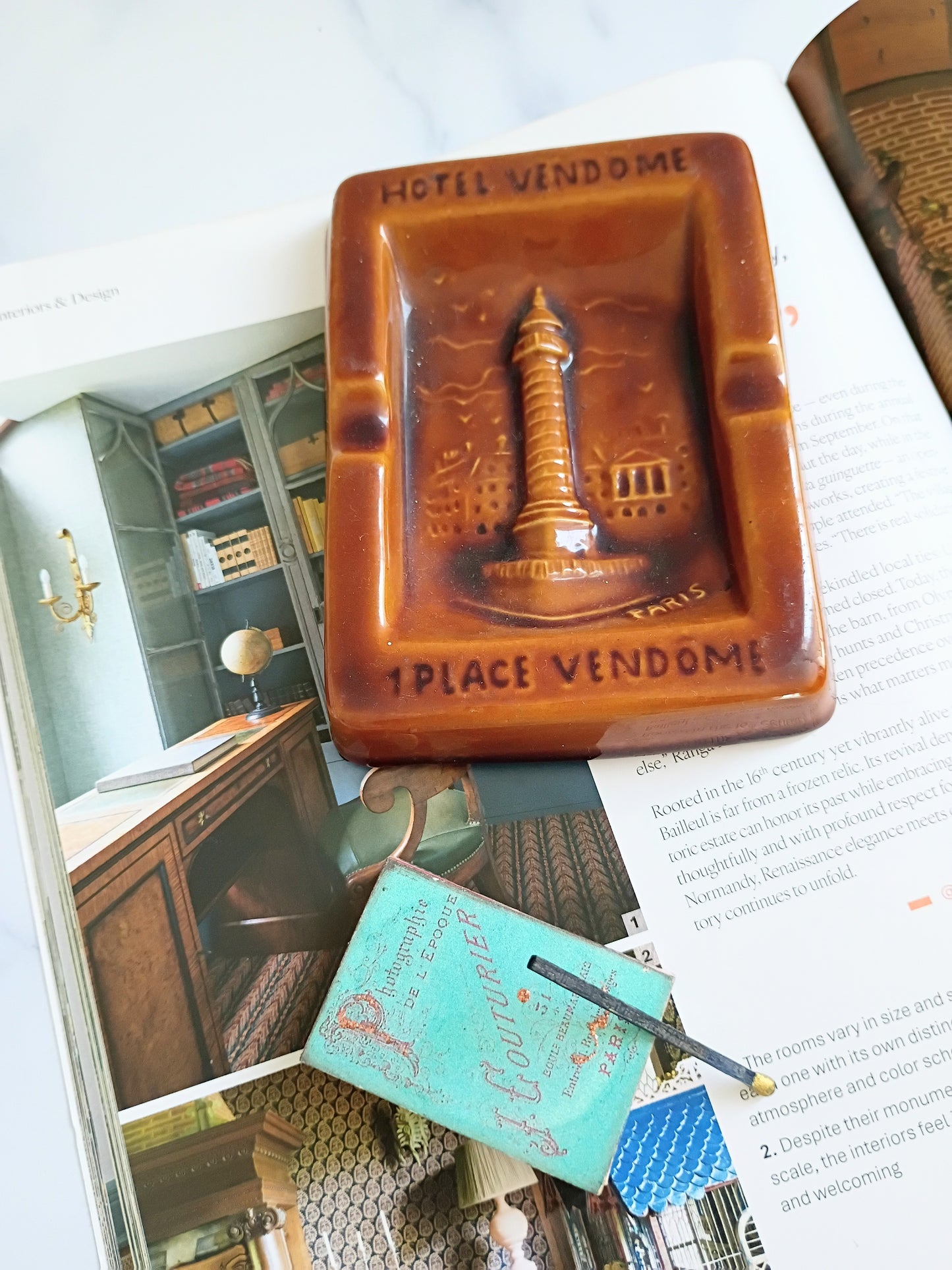 Vintage French Place Vendôme Ashtray