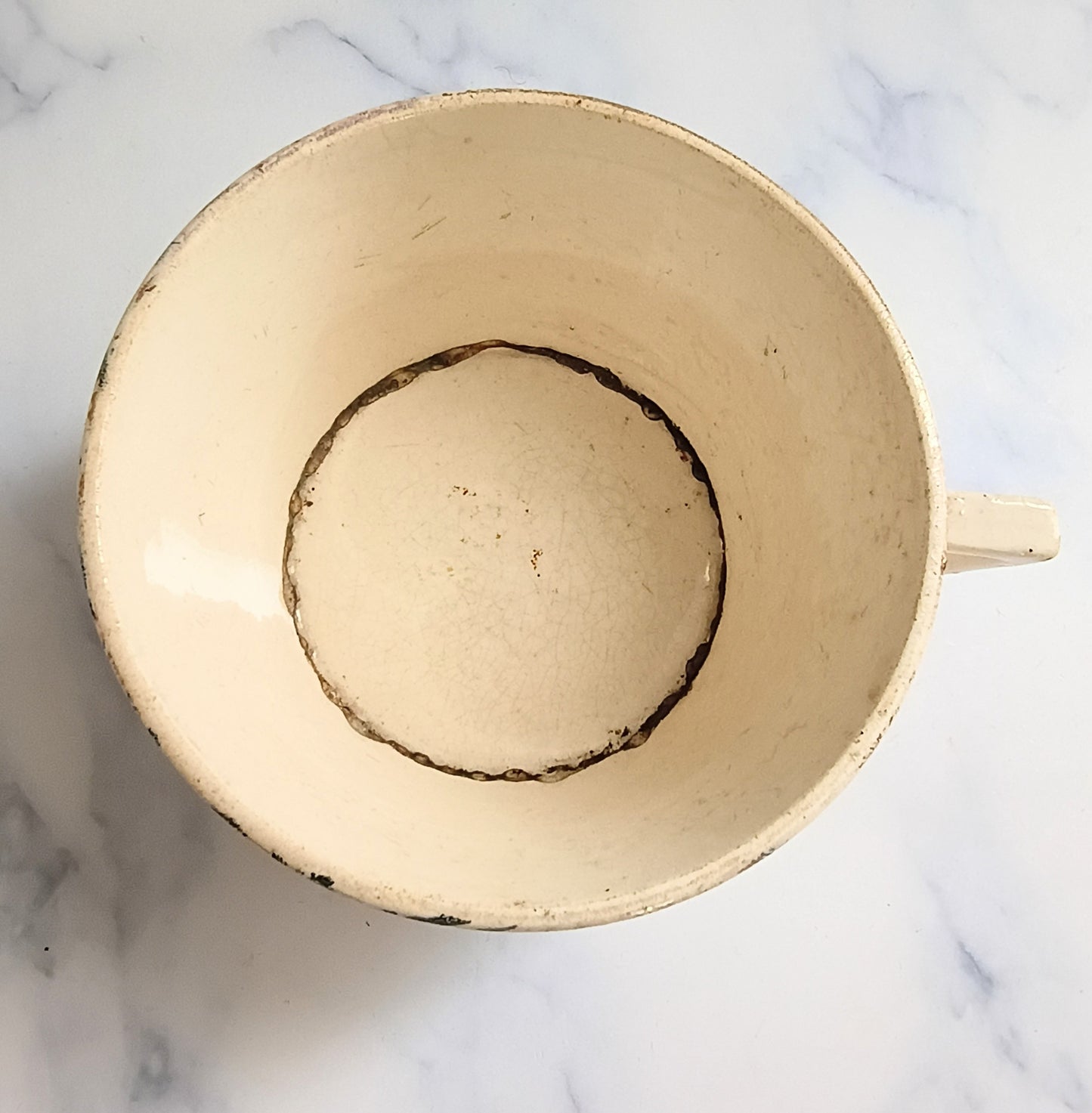 Antique French Creil Montereau Cup – Japanese Cherry Blossom Design
