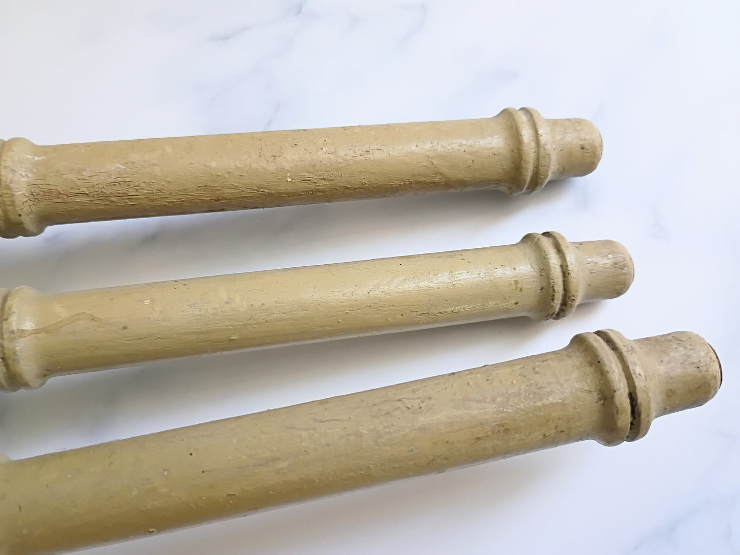 Vintage French Faux Bamboo Swivel Towel Rack