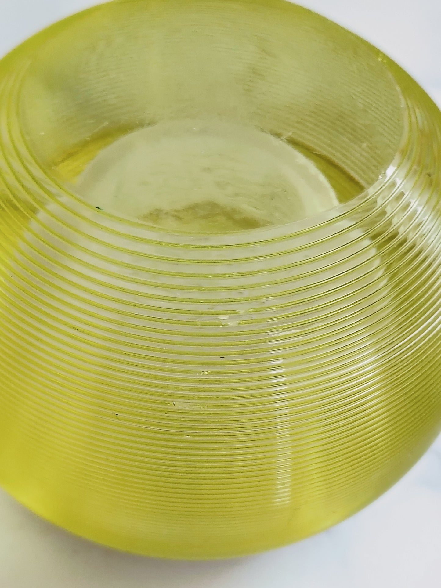 Antique 1926 English Citrine Green Glass Match Striker